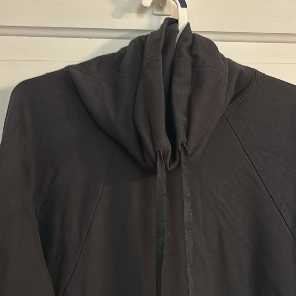 All in Motion Black Cowl Neck Sweatshirt - Picture 2 of 4